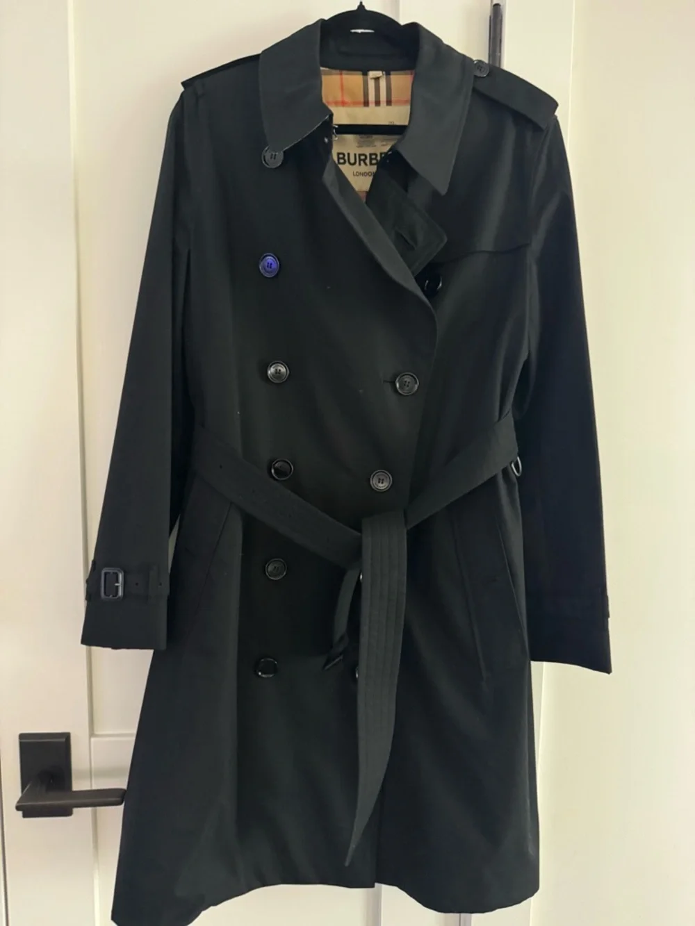 Burberry Kensington Mid-length (39”) Heritage Trench Coat US size 14 - Picture 4 of 15